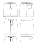 Solana Board Shorts PDF Patron Tailles B - K