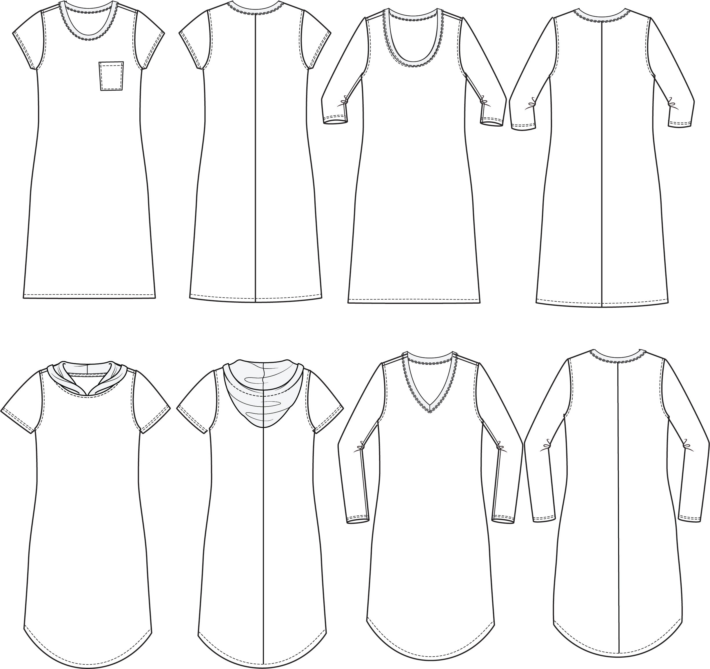 Valerie Dress PDF Pattern Sizes B - M