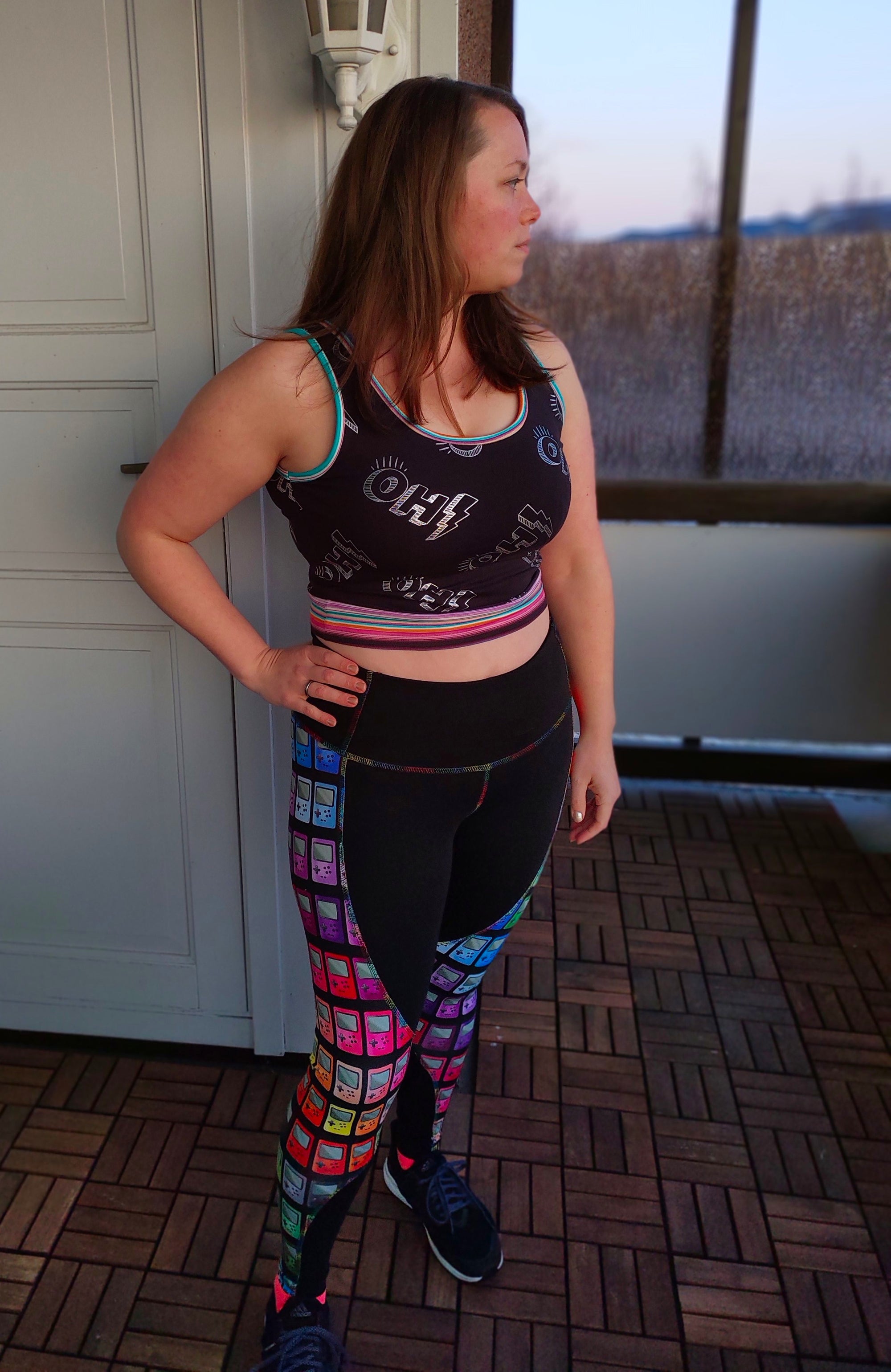 Tempo Athletic Tights PDF Pattern Sizes B - M