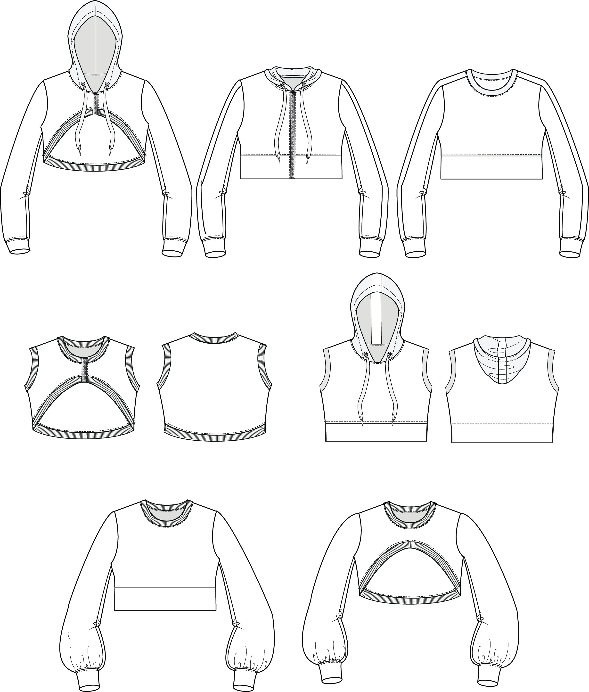 Ultra Crop PDF Sewing Pattern B-M