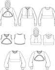 Ultra Crop PDF Sewing Pattern B-M