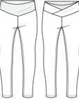 Youth Sundial Leggings PDF Sewing Pattern 2-16