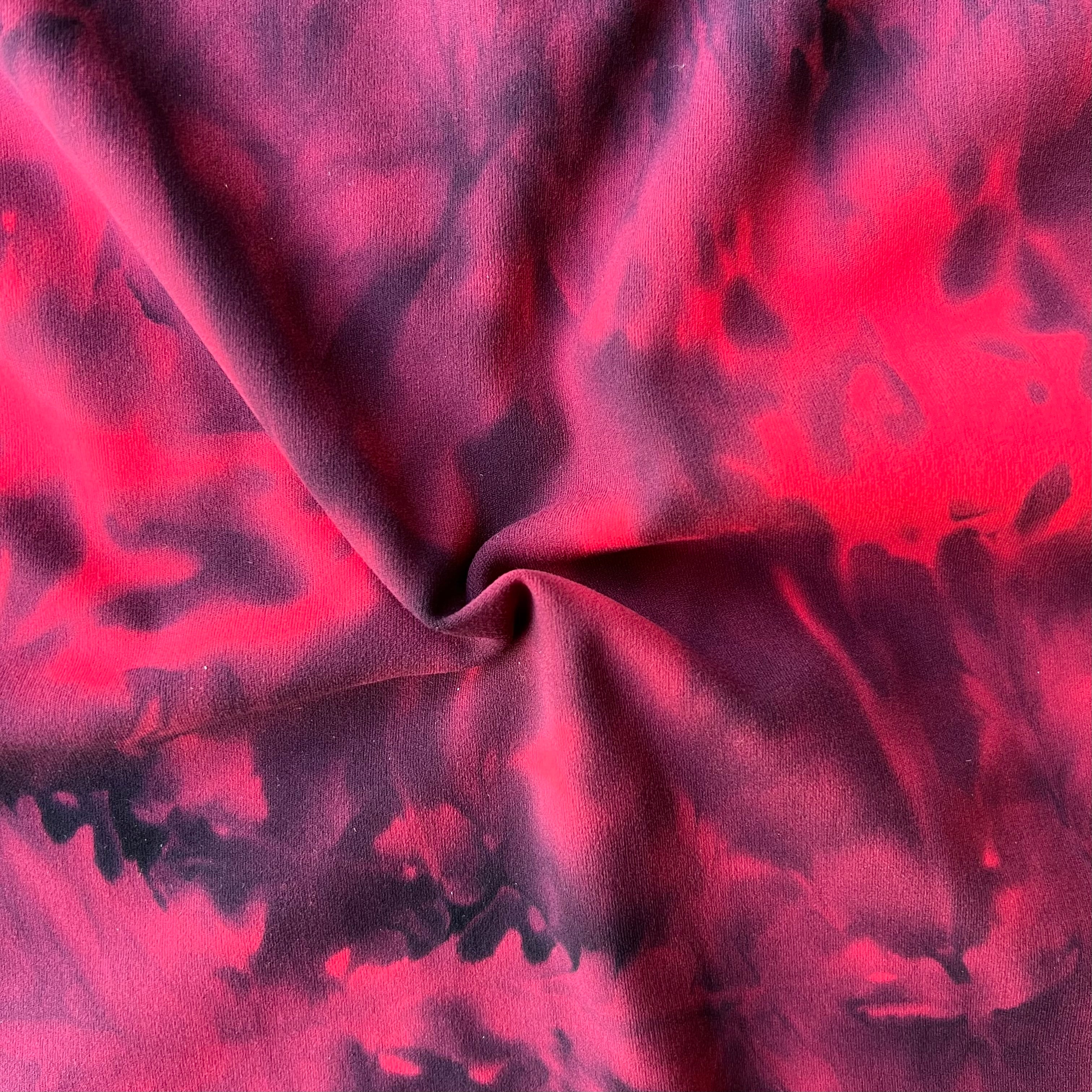 Brushed Yoga - Red Tie Dye