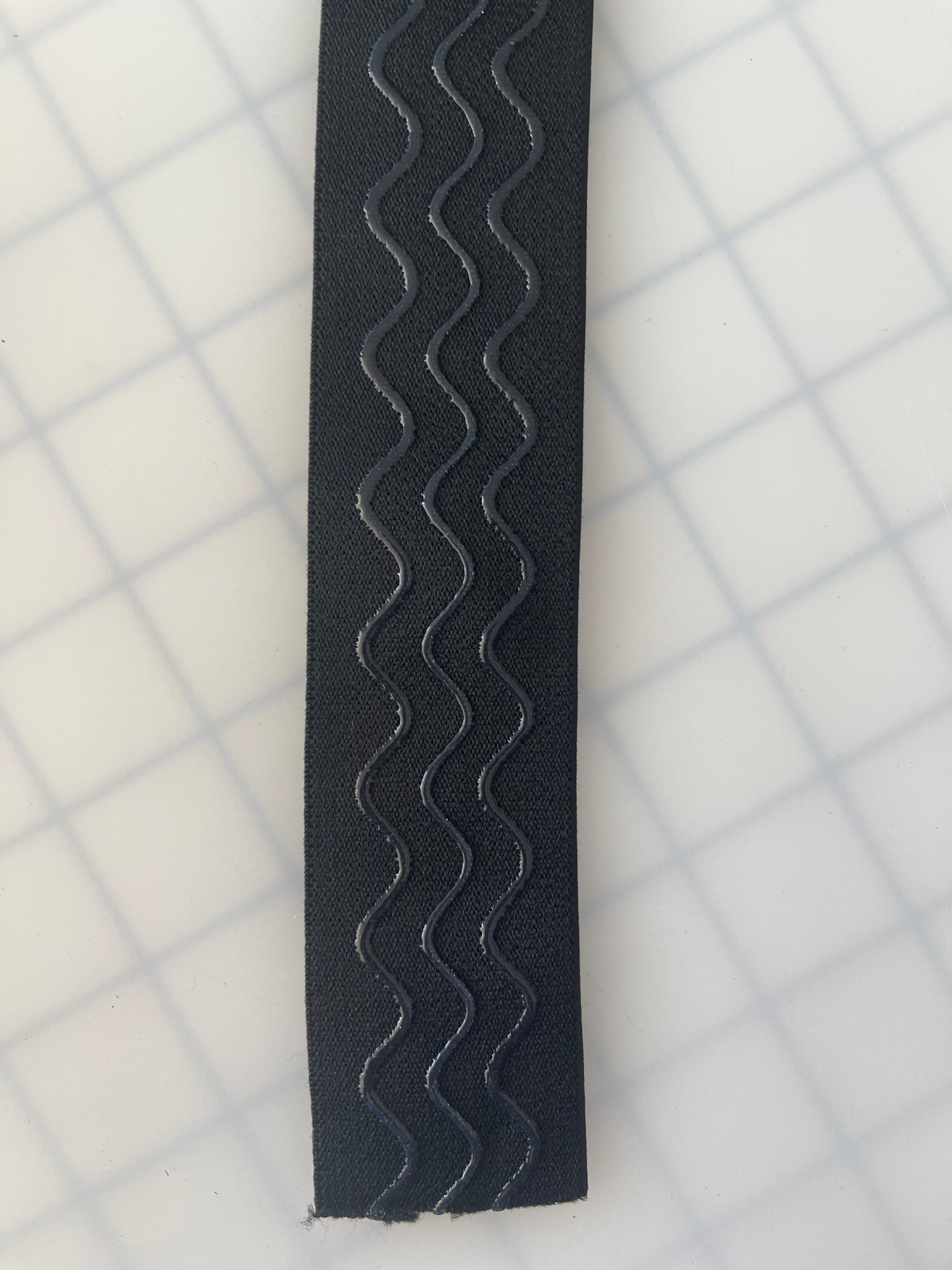 1 1/2” Wide Silicone Backed Elastic