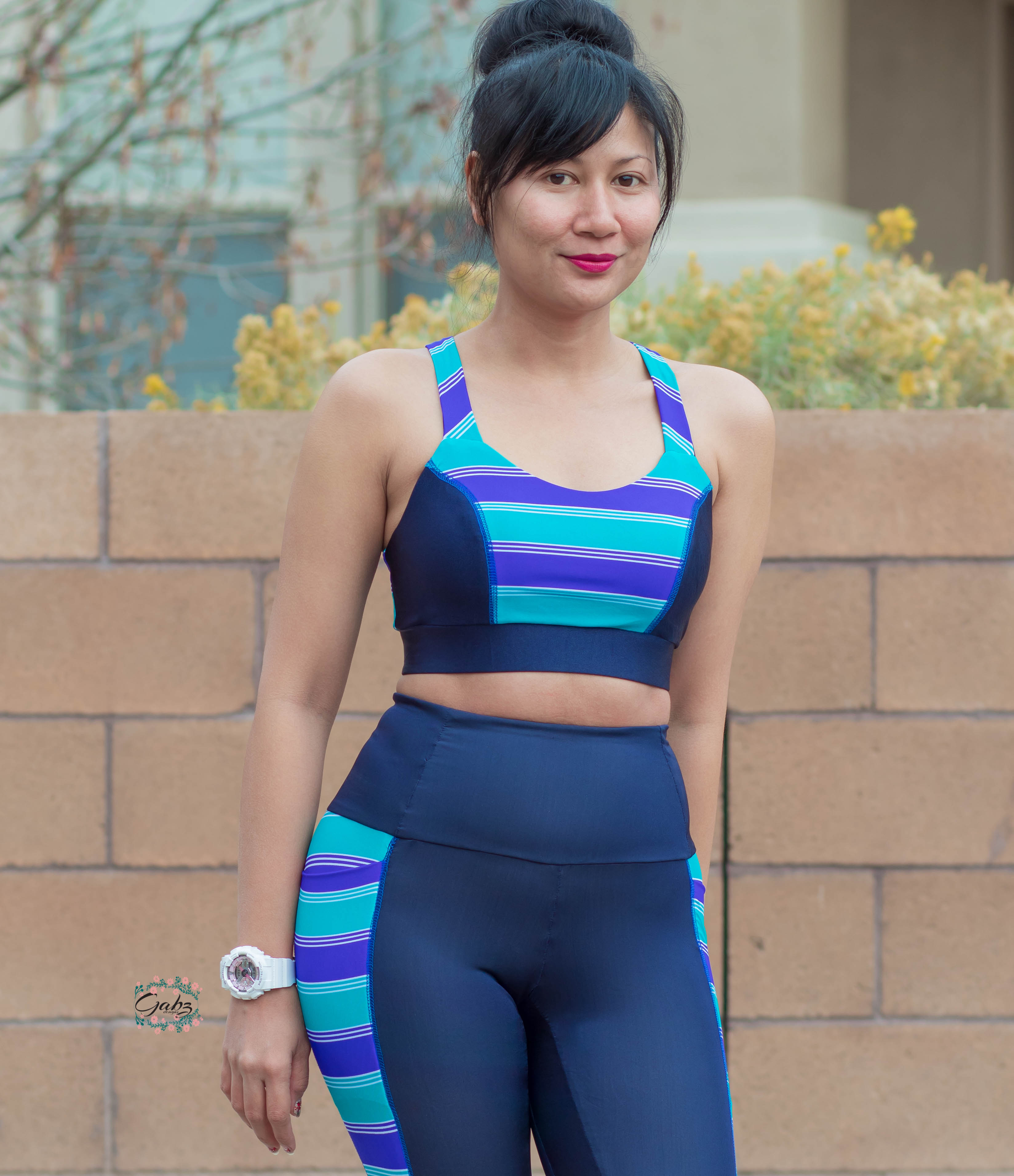GreenStyle Power Sports Bra Workout Top Hack – Sew Beach Life