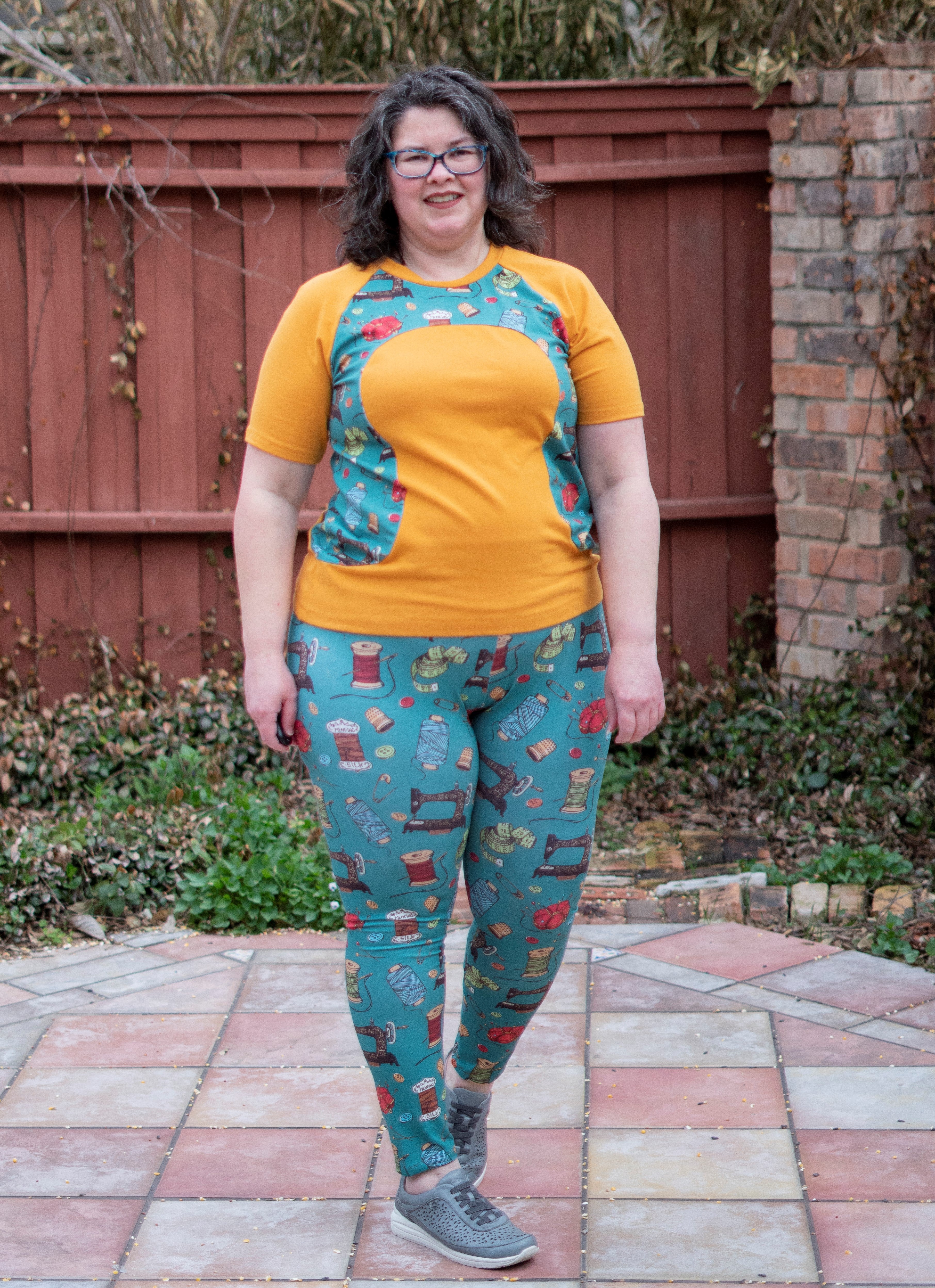 Rainbow Turing Print All-Over Print Plus Size Leggings – Rad Fatty Fashions  by Stacy Bias