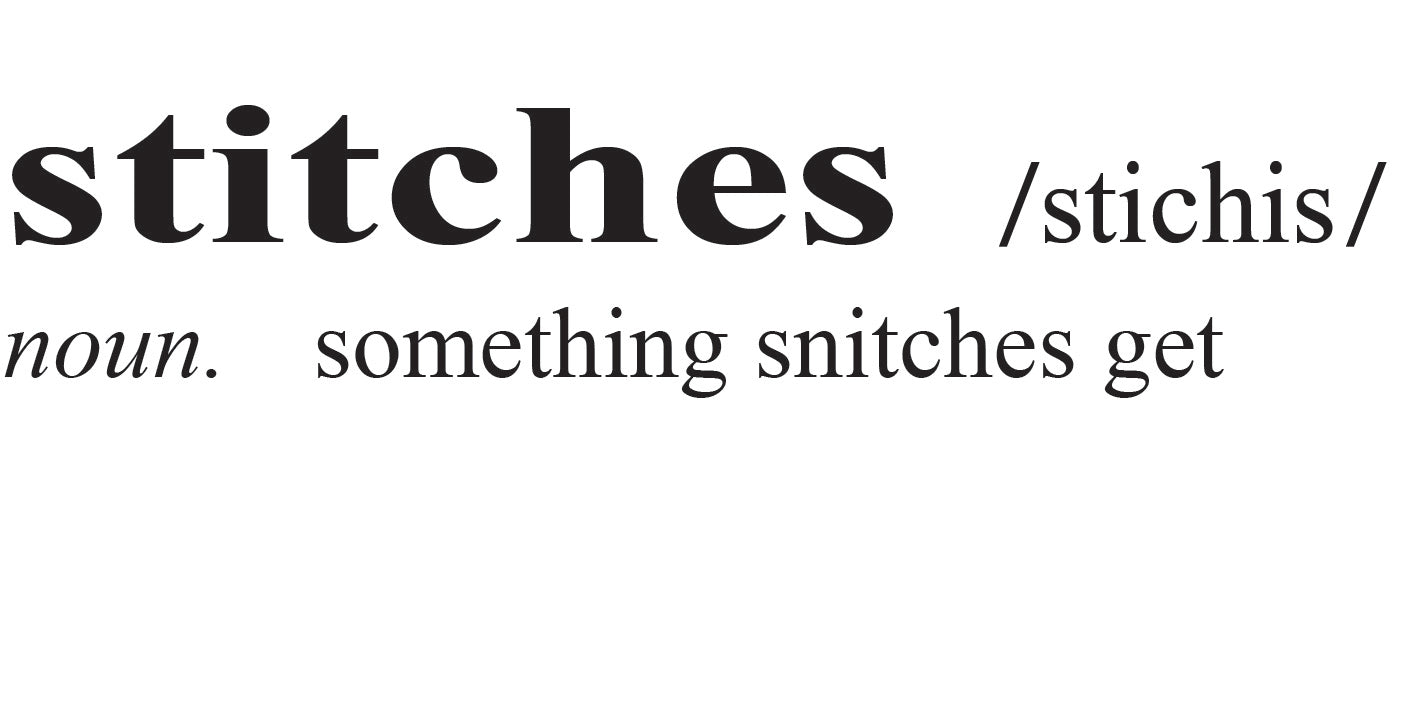 Cut File - Stitches Definition